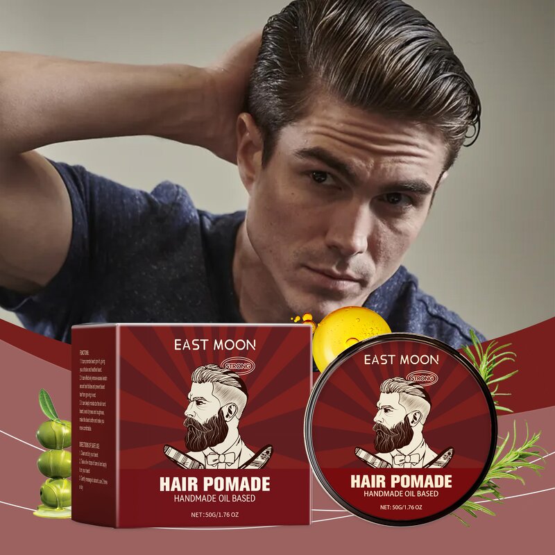 Hair Styling Pomade Manufacturer - Moisturizing Men Styling Oil Styling Leave-In Fluffy Lasting Fresh Matte