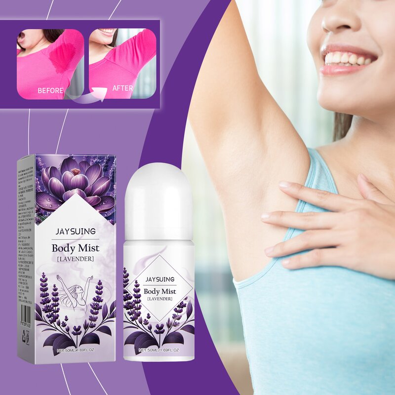 Deodorizer Manufacturer - JAYSUING Armpit Portable Lavender Body Mist Best Selling Summer 12 Liquid Female 50ml 76g