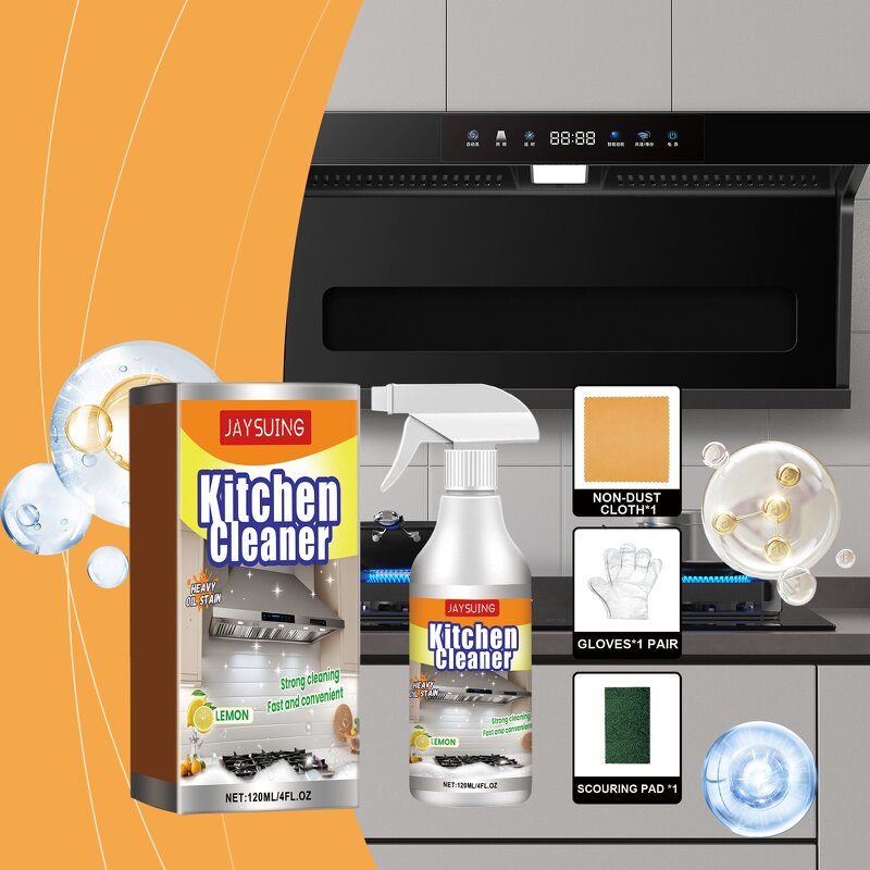 Kitchen Cleaner Manufacturer - JAYSUING Kitchen Bubble Multifunctional Rust Remover Home Dirt Oil Descaling Detergent Foam