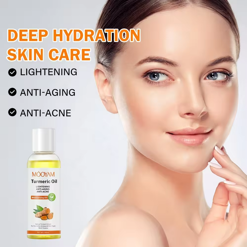 Turmeric Essential Oil Manufacturer - Acne Treatment Organic Skin Care Facial Serum Whitening Face Oils Pure Natural