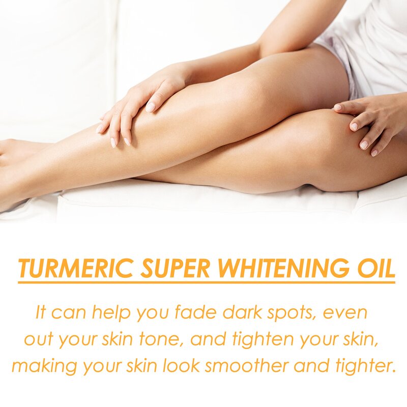 Turmeric Whitening Oil Manufacturer - OUHOE 7 Days Skin Lightening Brightening Dark Spots Removal Reducing Joint Blackness