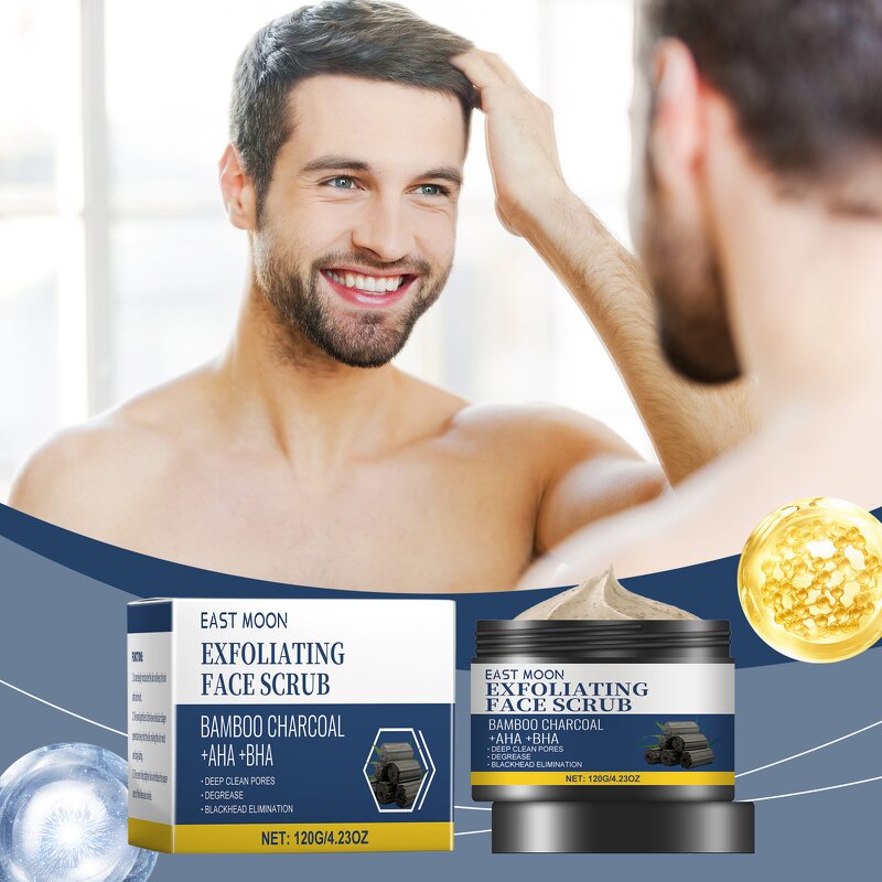 Facial Wash Manufacturer - Natural Organic Charcoal Bamboo Wholesale Private Label Face Wash Muuchstac Ocean Men