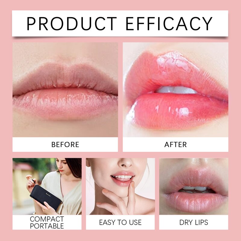 Lip Balm Box Manufacturer - EELHOE Christmas Lip Balm Care for Dry Lips Moisturizing Gentle Beautiful Natural