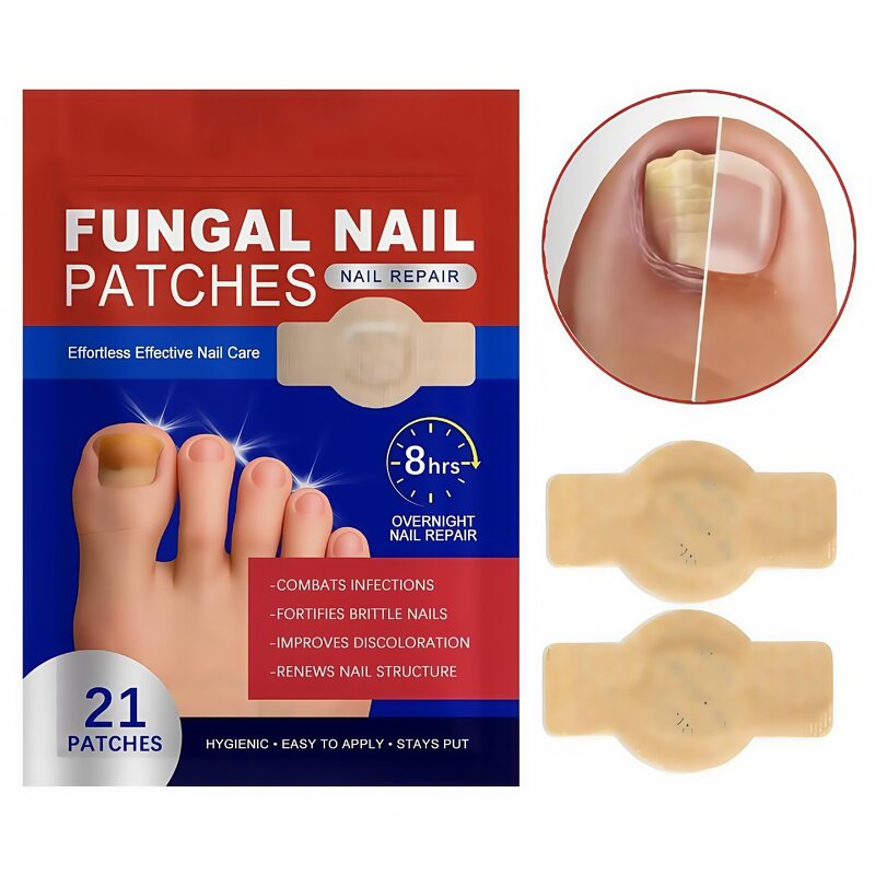 Nail Patches Manufacturer - Best Anti Fungal Nail Treatment Stickers Private Label OEM 8 Hours Overnight Repair