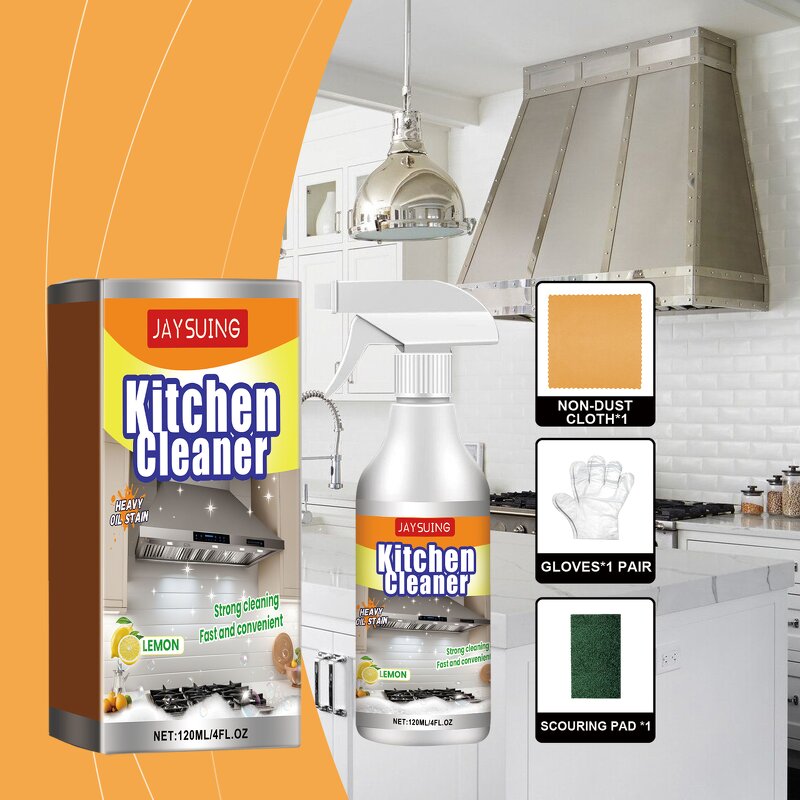 Kitchen Cleaner Manufacturer - JAYSUING Kitchen Bubble Multifunctional Rust Remover Home Dirt Oil Descaling Detergent Foam