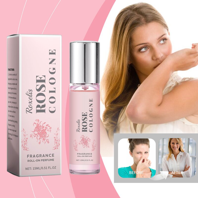 Roll-on Perfume Manufacturer - Rose Elegant Lasting Light Fragrance Fresh Floral Rose Charm Vanilla Fragrance