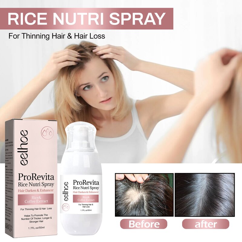 Rice Hair Spray Manufacturer - EELHOE OEMODM Hair Care Enhancer Rice Water Natural Formula Hair Nutrient