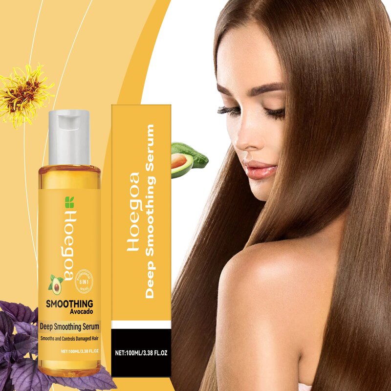Avocado Hair Oil Manufacturer - HOEGOA Deep Smoothing Serum Anti Hair Loss Strengthen Nourishing Healthy