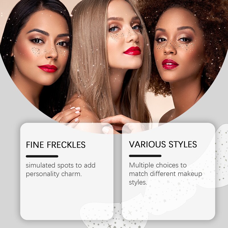Tattoo Sticker Manufacturer - Eelhope Glitter Spot Day-to-day Glamour Nature Freckle Makeup Sticker