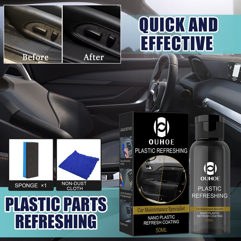 Dashboard Polish Manufacturer - Car Dash Board Plastic Parts Refurbishment Clean Interior Dust-Proof Varnish Detergent