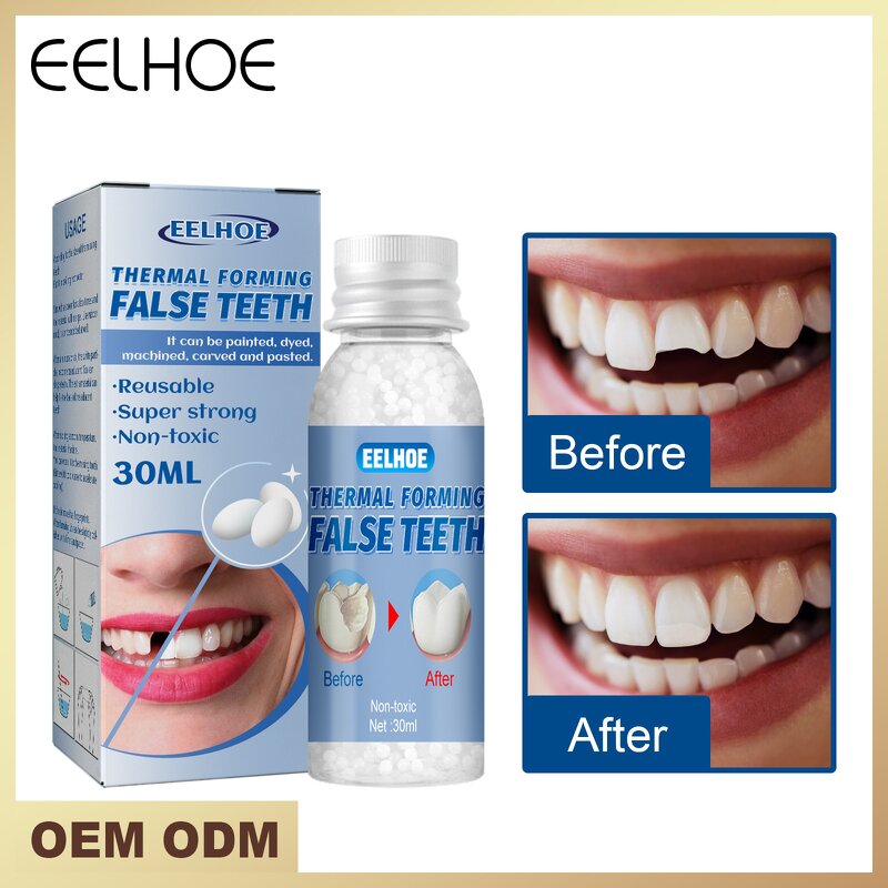 Dental Glue Manufacturer - EELHOE Strong Reusable Temporary Makeup Gap Filling Tooth Repair Thermal Forming Dentures