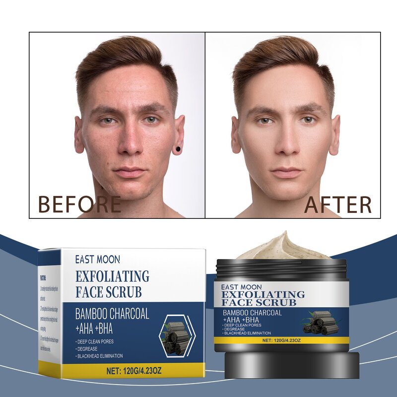 Facial Wash Manufacturer - Natural Organic Charcoal Bamboo Wholesale Private Label Face Wash Muuchstac Ocean Men