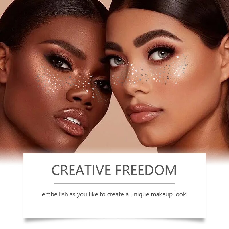 Tattoo Sticker Manufacturer - Eelhope Glitter Spot Day-to-day Glamour Nature Freckle Makeup Sticker