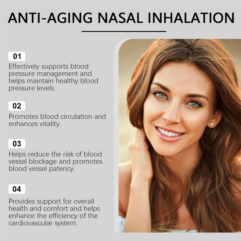Nasal Inhalation Sticks Manufacturer - HOUKEA 1.8ml Anti Aging Blood Flow Enhancing Promoting China
