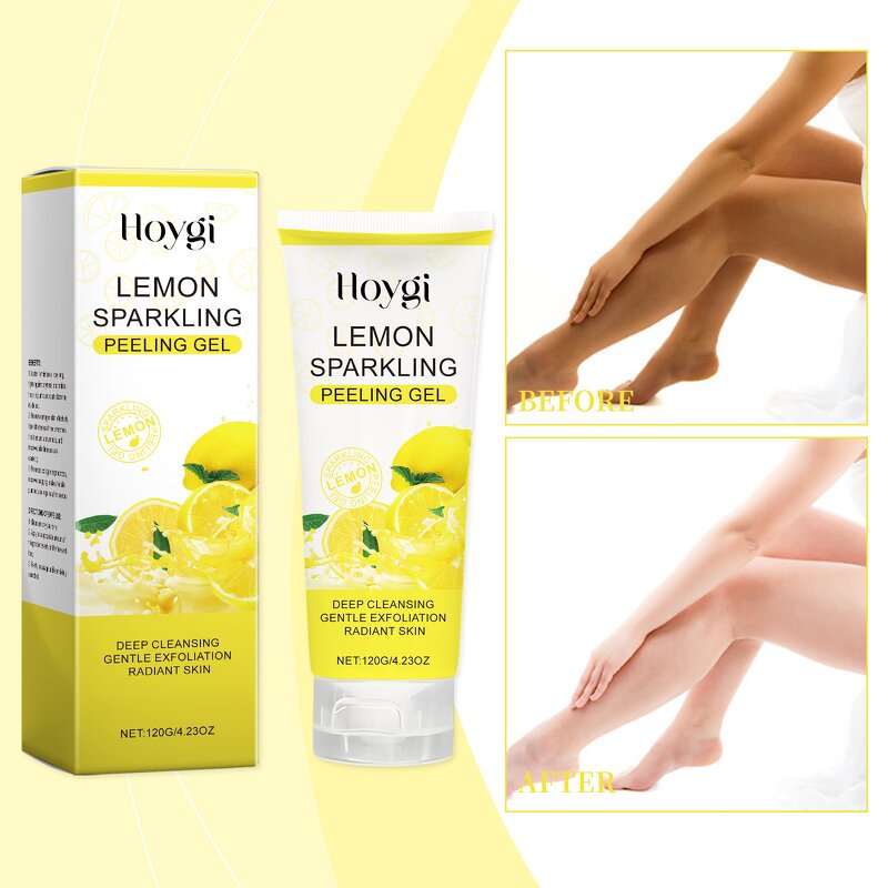 Exfoliating Gel Manufacturer - Lemon Gentle Cleansing Face Body Skin Moisturizing Refreshing Exfoliating Peeling
