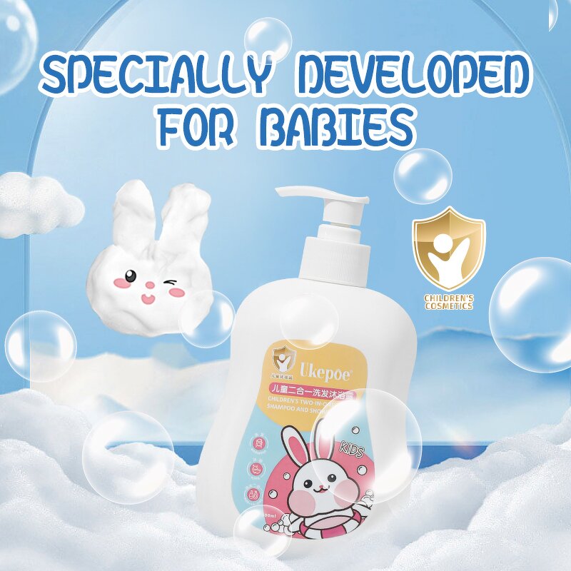 Baby Shampoo Gel Manufacturer - Children Gentle Care Organic 2 in 1 Soft Body Washing Whitening