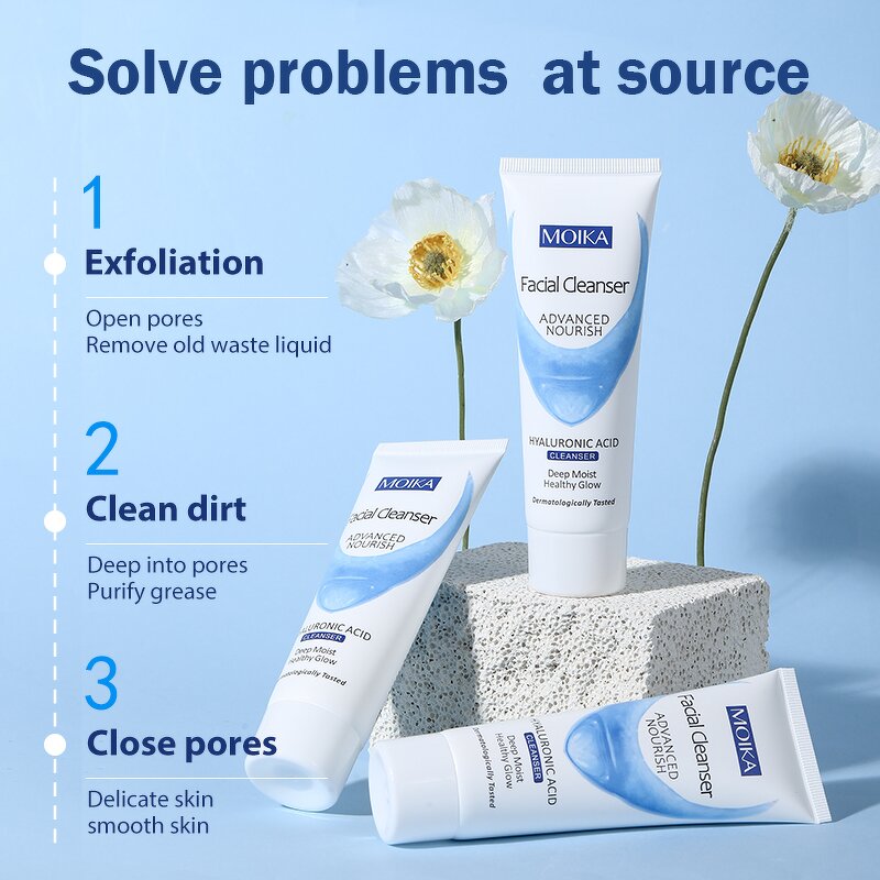 Foaming Facial Cleanser Manufacturer - Natural Organic Anti Aging Whitening Deep Cleansing Vitamin Milk