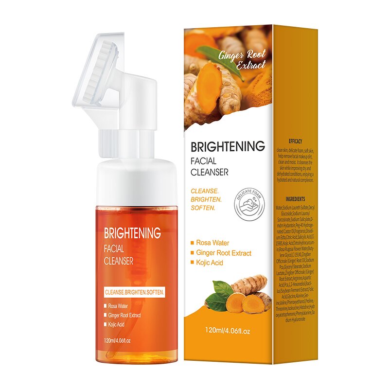 Face Clean Mousse Manufacturer - Black Head Remover Vitamin C Hyaluronic Acid Turmeric Kojic Acid OEM