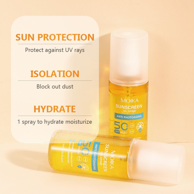 Sunscreen Spray Manufacturer - Hot Sale Sun Protection Organic Nourishing SPF 50 Heat Protection Hair