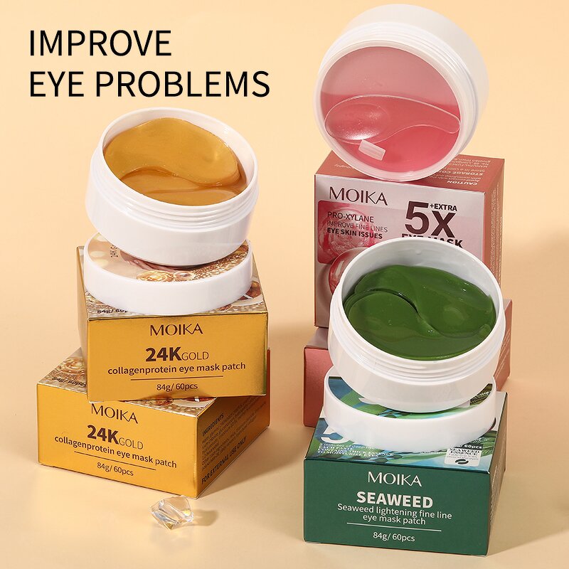 Eye Mask Patch Manufacturer - Wholesale Tight Anti-Wrinkle Remove Dark Circles 24K Gold Gel Crystal