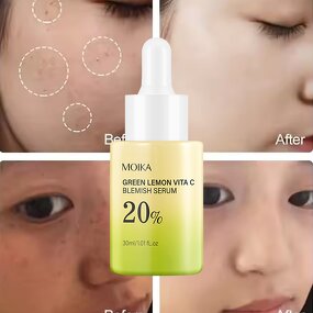 Vitamin C Serum Manufacturer - Wholesale Korean VC with Vitamin E Hyaluronic Ferulic Acid Green Lemon 30ml