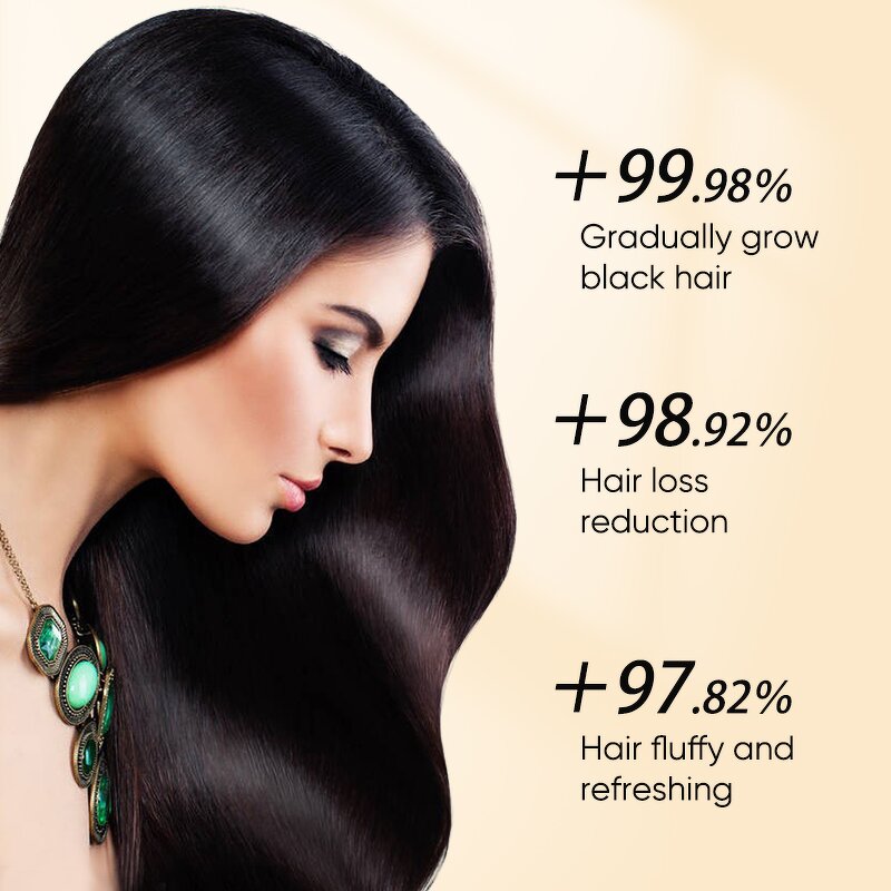 Hair Treatment Serum Manufacturer - Gray White White to Black Natural Color Repair Nourish Black Hair