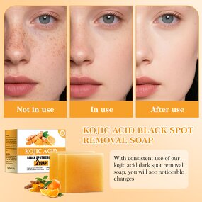 Kojic Acid Soap Manufacturer - 2 PCS Remove Spot Lemon Turmeric Original for Face Factory OEM