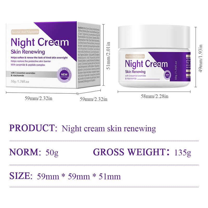 Night Cream Manufacturer - Whitening Fade Spots Lightening Promoting Circulation DOLANJN