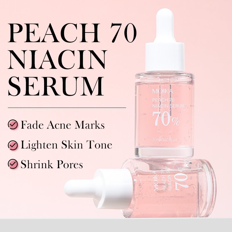 Niacin Serum Manufacturer - 30ml High Quality Peach 70 Niacin Korean Brightening Hydrating
