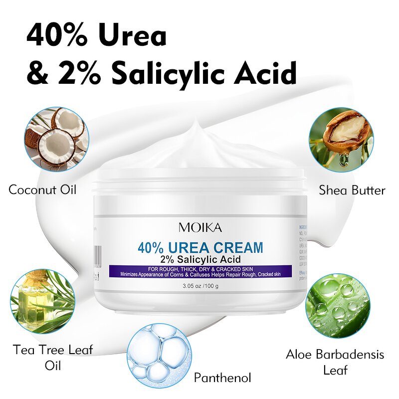 Urea Cream Manufacturer - Dry Cracked Feet Elbows Knees Repair 40% Urea Dead Skin Remover Body Care