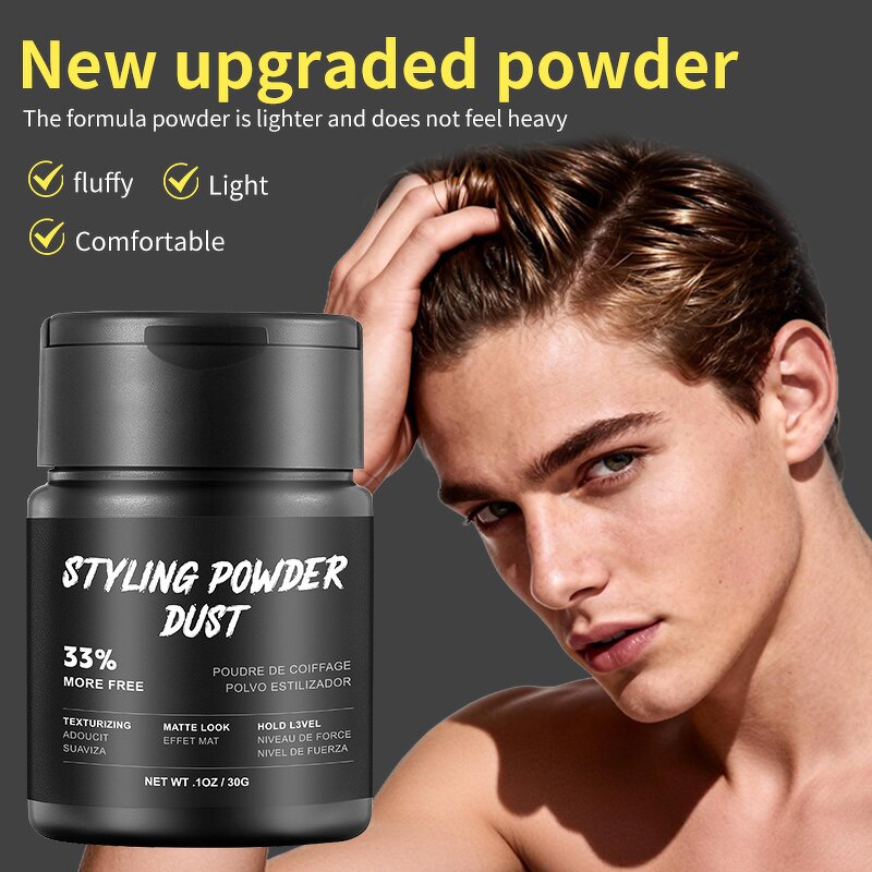 Hair Volume Powder Manufacturer - Fluffy Deoil Brighten Hair Styling Texture Fiber DOLANJN Man