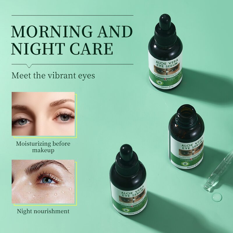 Eye Serum Manufacturer - Wholesale Organic Removal Fine Line Dark Circle Lifting Firming Aloe Vera