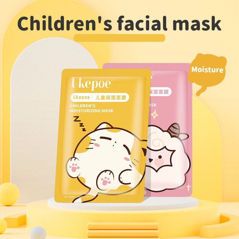 Baby Mask Sheet Manufacturer - Custom Designed Beauty Children Printed Cat for Baby