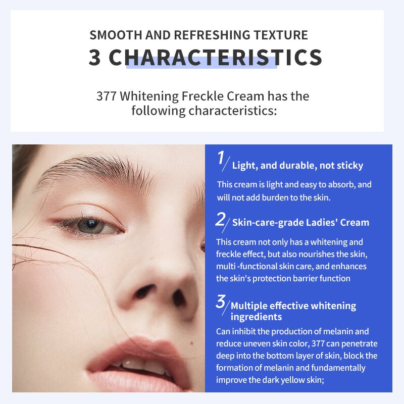 Whitening Cream Manufacturer - 377 Freckle Removal Anti Aging Brightening Private Label 377vc Serum
