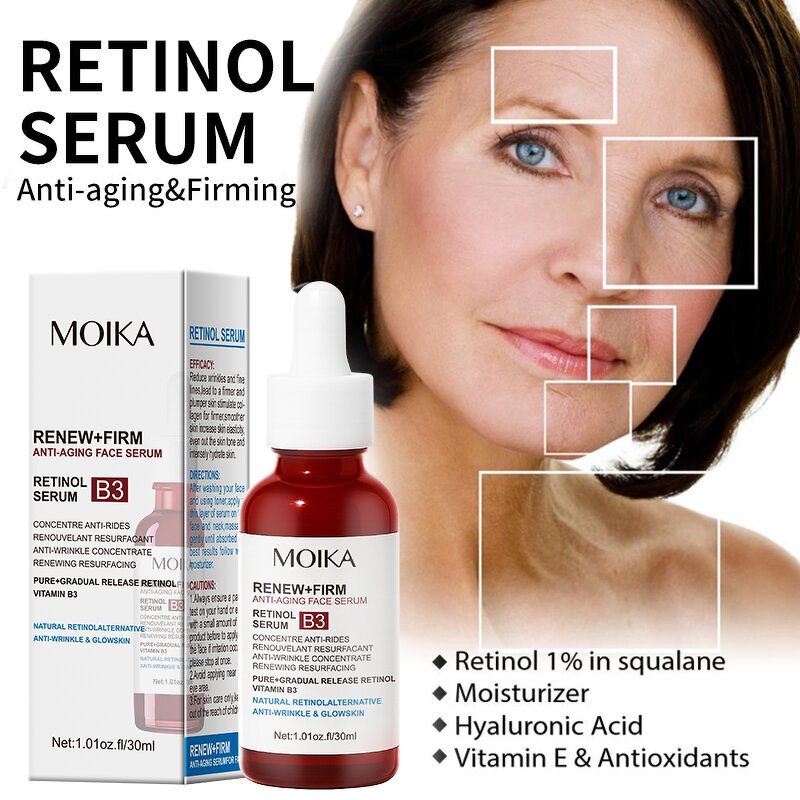 Anti-Aging Serum Manufacturer - Glutathione Niacinamide Wrinkles Dark Spots Vitamin C Retinol B3 OEM