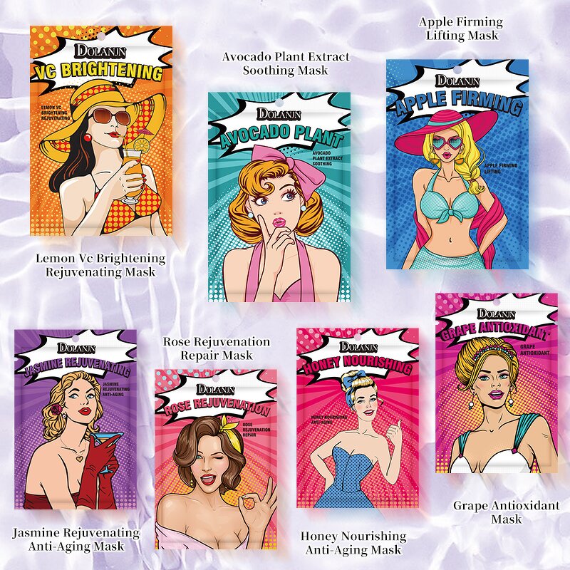 Facial Sheet Mask Manufacturer - Korean Skin Care Natural Plant Extract Moisturizing Wholesale