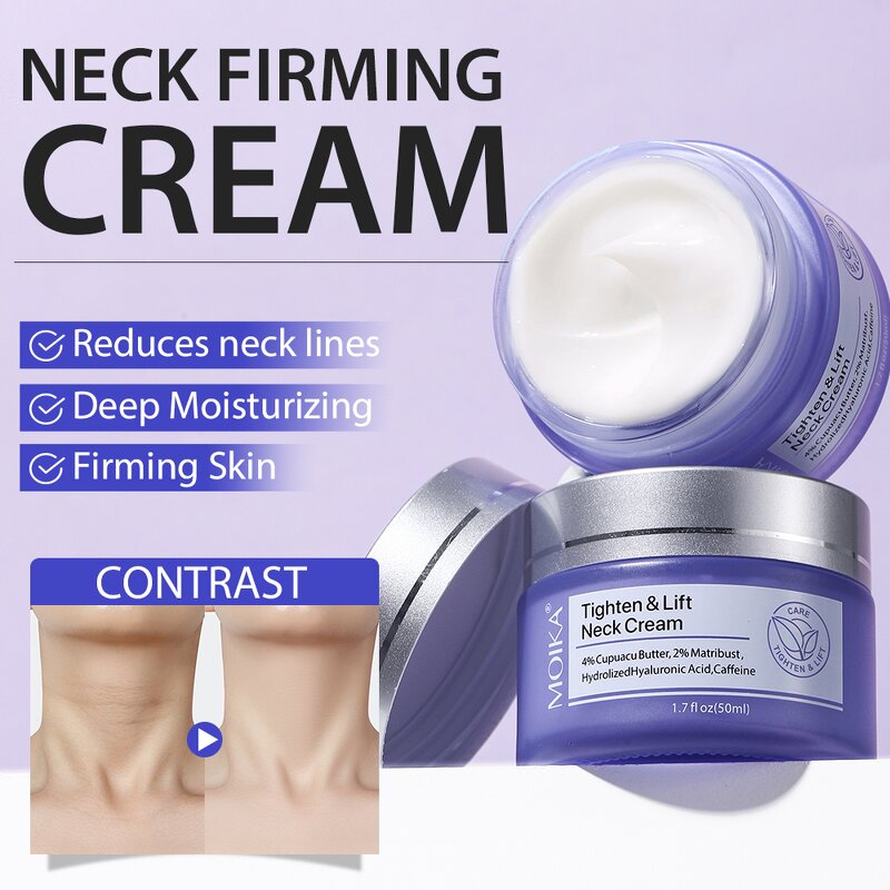 Neck Cream Manufacturer - Collagen Whitening Day Night Care Lifting Recovery Anti Aging Face and Neck