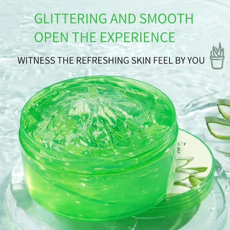 Acne Removal Gel Manufacturer - Private Label Organic Facial Wholesale 100% Pure Natural Soothing Aloe Vera Gel