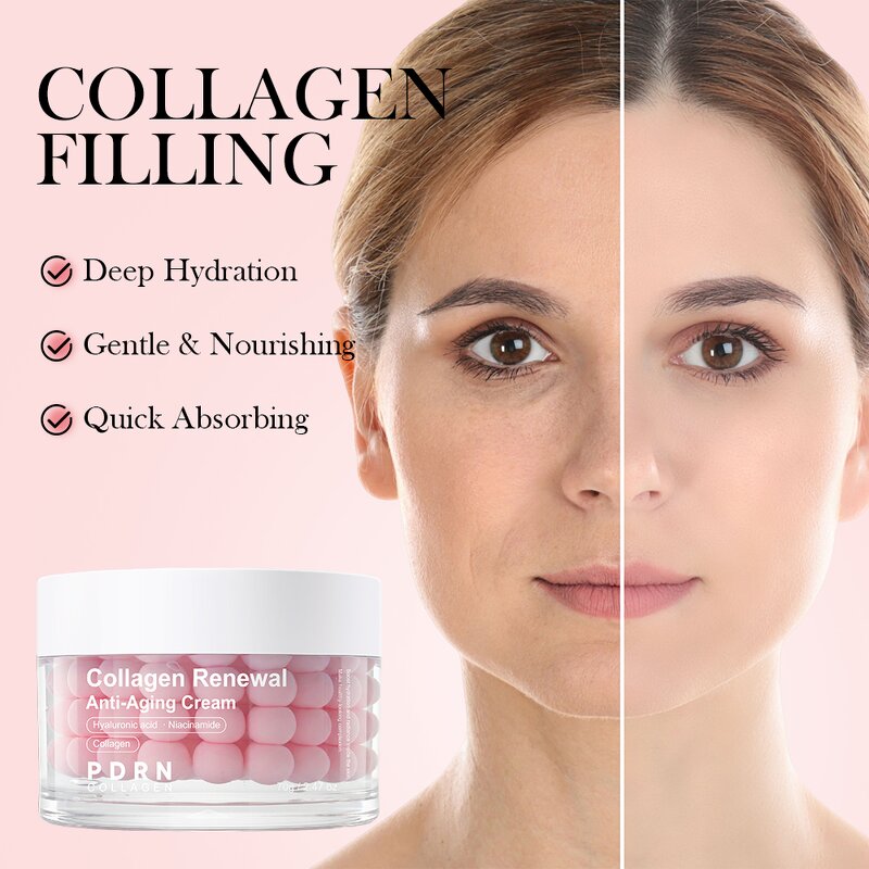 Collagen Jelly Cream Manufacturer - Korean Skincare PDRN Pink Luxury Txa Niacinamide Hyaluronic Acid Customized