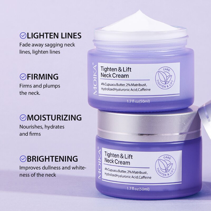 Neck Cream Manufacturer - Moisturizing Anti-wrinkle Retinol Private Label Anti-aging Whitening Firming Customized
