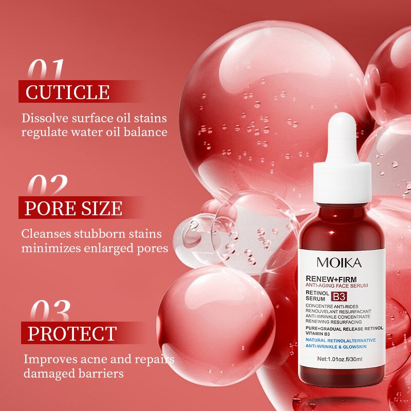 Anti-Aging Serum Manufacturer - Glutathione Niacinamide Wrinkles Dark Spots Vitamin C Retinol B3 OEM