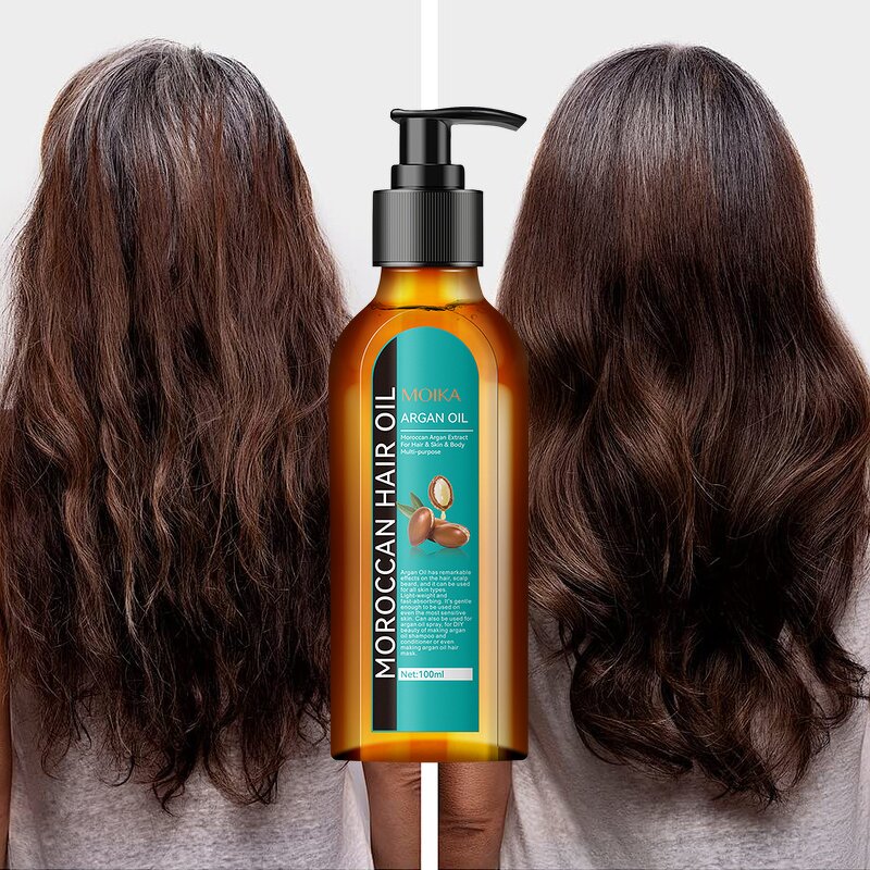 Hair Care Oil Manufacturer - Morocco Hair Care Essenti Oil Repair Dry Nuts Nourishing Repair Frizz