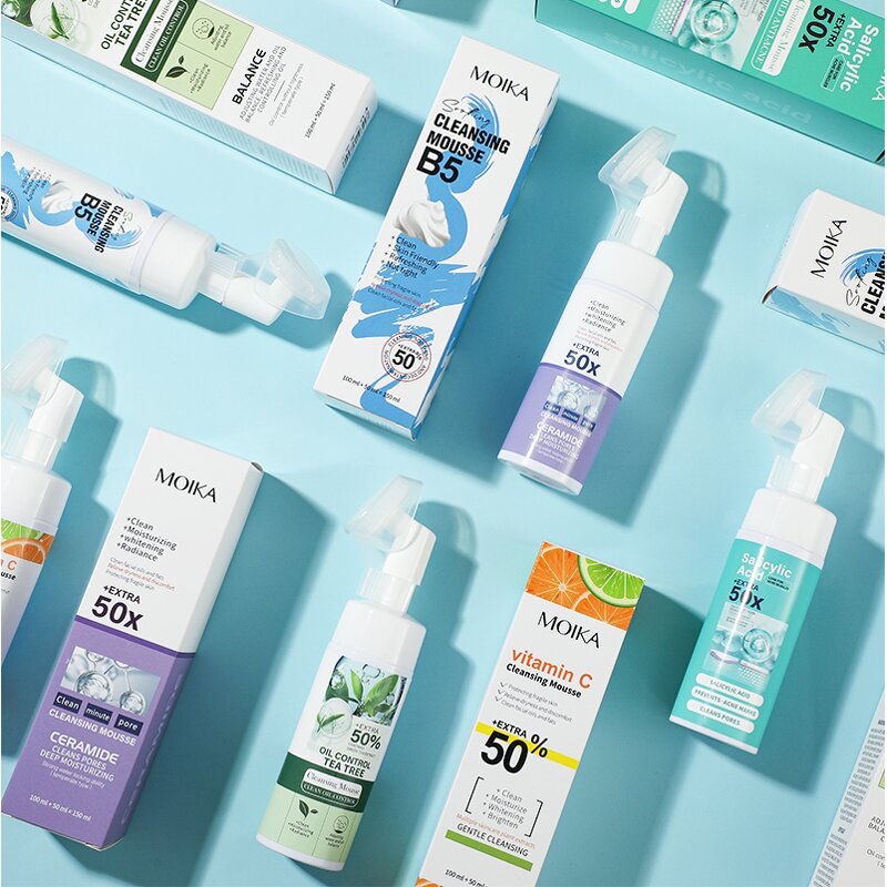 Foam Cleanser Manufacturer - Soothing Deep Cleansing Skin Care Tea Tree Custom Private Label