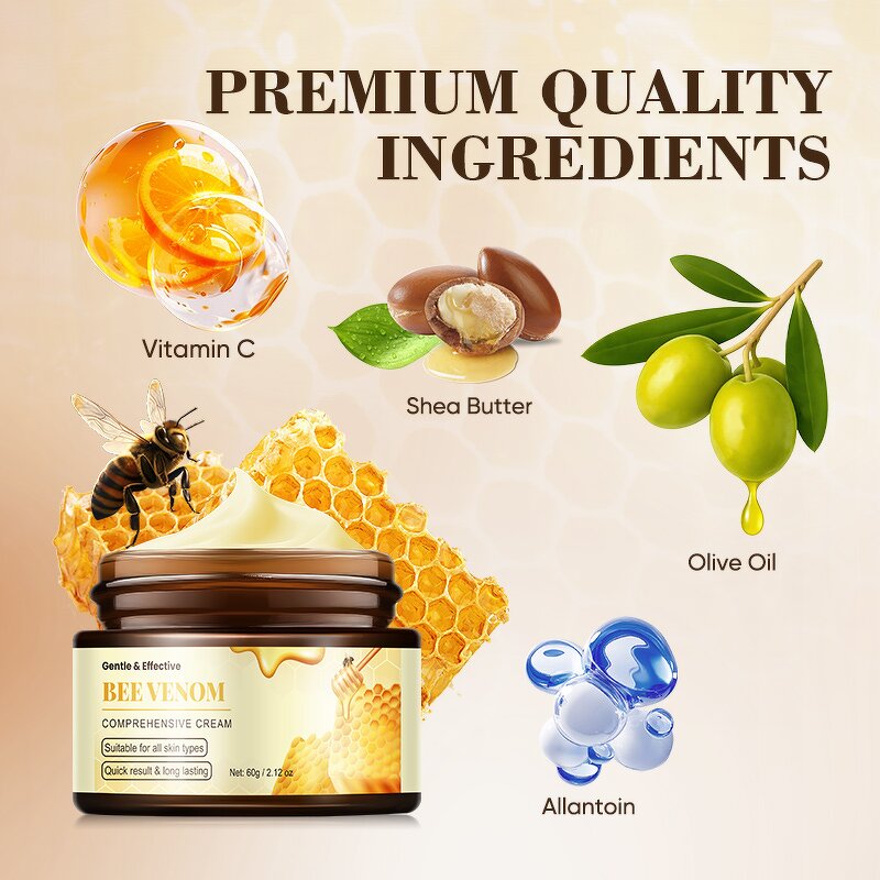 Peptide Cream Manufacturer - Olive Oil Avocado Peptide Moisturiser Repair Comprehensive Bee Venom Wrinkles New Arrival