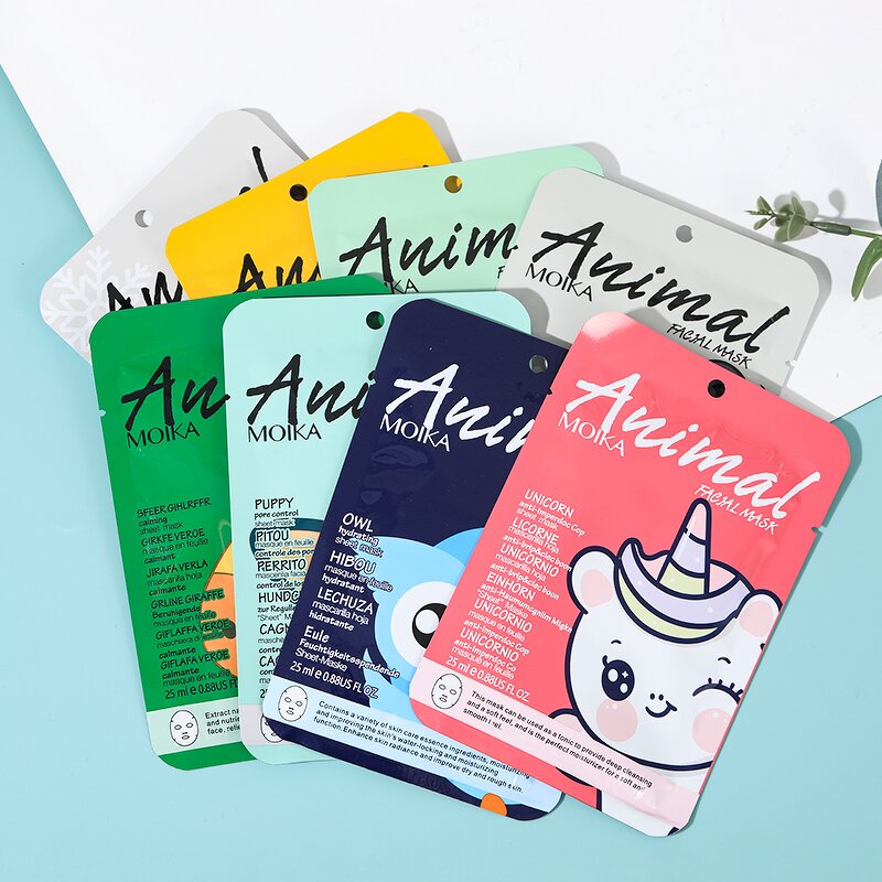 Facial Mask Sheet Manufacturer - 8 Types Animal Panda Whitening Moisturizing Anti-aging DOLANJN 25ml Repairing
