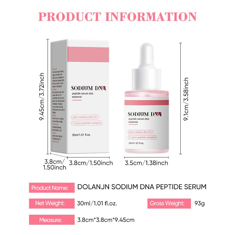 Firming Serum Manufacturer - Niacinamide Facial Whitening Visage DNA Sodium Peptide Salmon DNA DOLANJ Factory