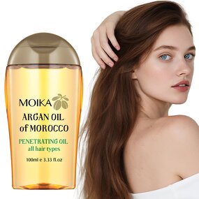 Hair Oil Manufacturer - Oem Cocos Nucifera Repair Morocco Argan Oil Frizzy