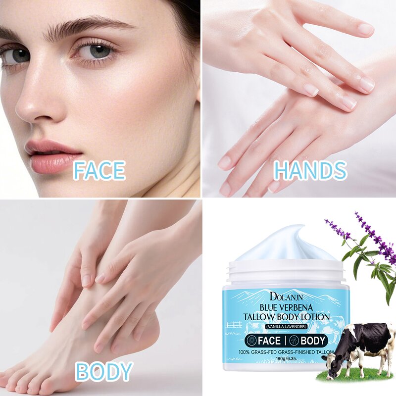 Beef Tallow Balm Manufacturer - Coconut Oil Bee Wax Verbena Grass Fed Moisturize Body Face Whipped Honey