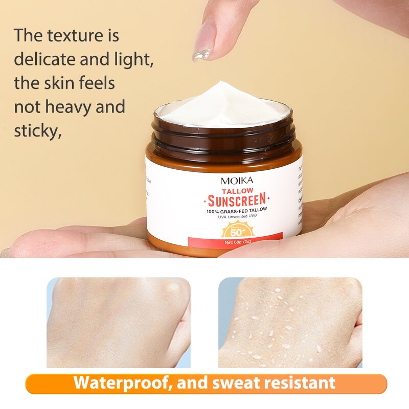 Tallow Sunscreen Cream Manufacturer - Private Label Spf 50 Sunblock Grass Fed Beef