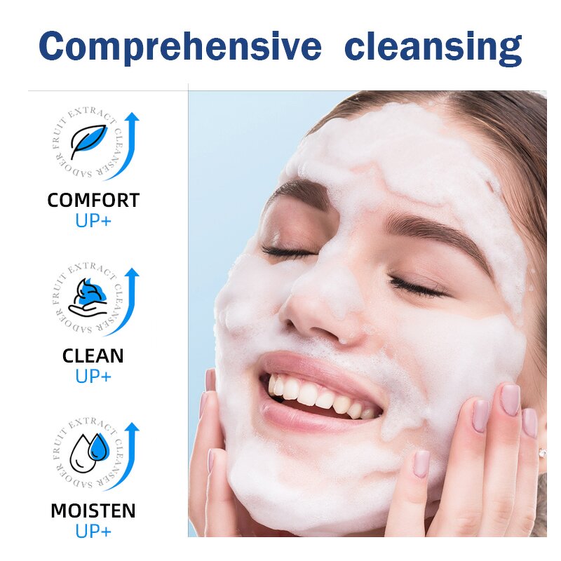 Foaming Facial Cleanser Manufacturer - Natural Organic Anti Aging Whitening Deep Cleansing Vitamin Milk